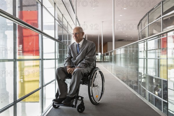 DEU Germany Germany Berlin The President of the Bundestag Wolfgang Schäuble, CDU, in the Reichstag building