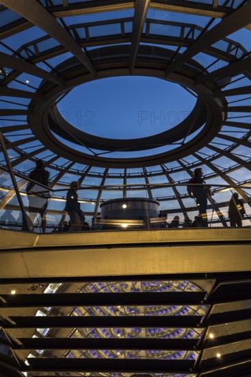 DEU Germany Germany Berlin The dome of the Reichstag designed by Norman Forster
