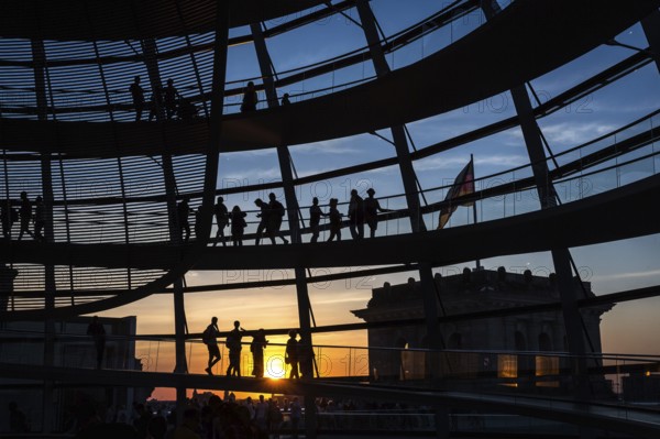 DEU Germany Germany Berlin The dome of the Reichstag designed by Norman Forster
