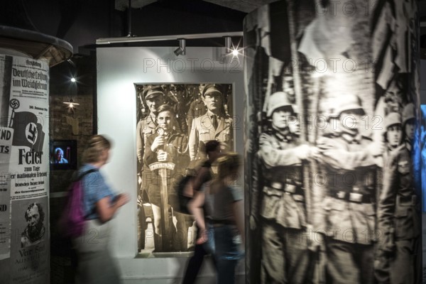 POL Poland Poland Krakow Krakow National Socialist propaganda in the exhibition of the Oskar Schindler factory