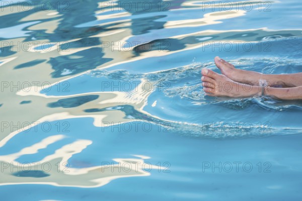 DEU Germany Germany Berlin A temporary swimming pool on the roof terrace of the HKW
