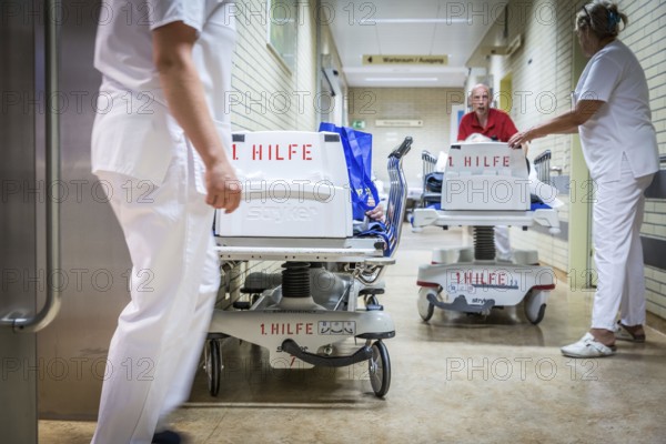 DEU Germany Germany Berlin Scenes in the emergency room of Gertrauden Hospital