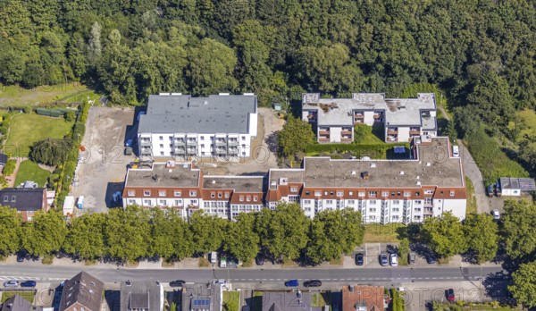 Aerial photo, Wolfgang-Glaubitz-Seniorenzentrum, Hamm, Ruhr area, North Rhine-Westphalia, Germany, DE, Europe, birds-eyes, view, aerial photography, aerial photography, overview, overview, bird's eye view, living, in, old age, retirement home, retirement home, care for the elderly