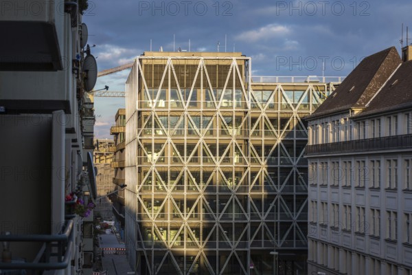 DEU Germany Germany Berlin Exterior view of the new building of the daily newspaper, the taz, on Friedrichstrasse