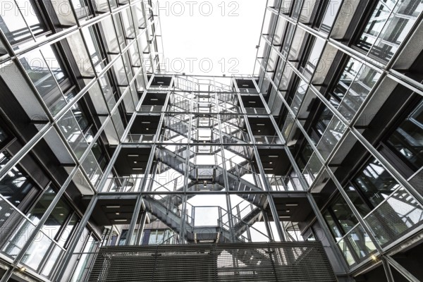 DEU Germany Germany Berlin Interior views of the new building of the daily newspaper die Taz in Friedrichstrasse