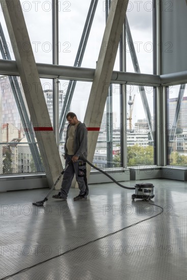DEU Germany Germany Berlin Interior views of the new building of the daily newspaper die Taz in Friedrichstrasse