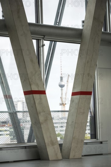 DEU Germany Germany Berlin Interior views of the new building of the daily newspaper die Taz in Friedrichstrasse