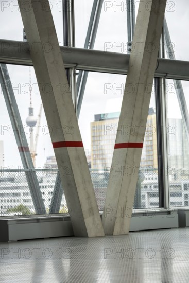 DEU Germany Germany Berlin Interior views of the new building of the daily newspaper die Taz in Friedrichstrasse