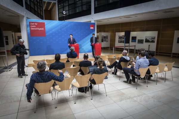 DEU Germany Germany Berlin The new General Secretary of the SPD, Hubertus Heil, during a press conference in the Willy Brandt House