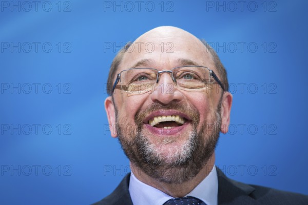 DEU Germany Germany Berlin SPD leader and candidate for chancellor Martin Schulz during a press conference on economic policy at the Willy Brandt House
