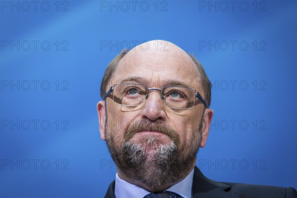 DEU Germany Germany Berlin SPD leader and candidate for chancellor Martin Schulz during a press conference on economic policy at the Willy Brandt House