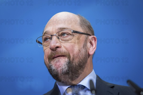 DEU Germany Germany Berlin SPD leader and candidate for chancellor Martin Schulz during a press conference on economic policy at the Willy Brandt House