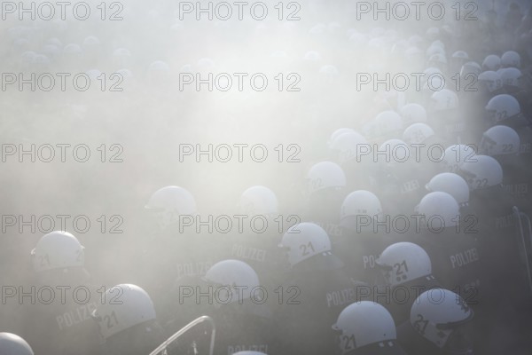 DEU Germany Germany Hamburg Protests in front of and during the 'Welcome to hell' demonstration in the run-up to the G20 summit