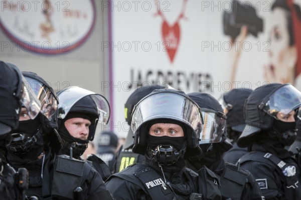 DEU Germany Germany Hamburg Protests in front of and during the 'Welcome to hell' demonstration in the run-up to the G20 summit