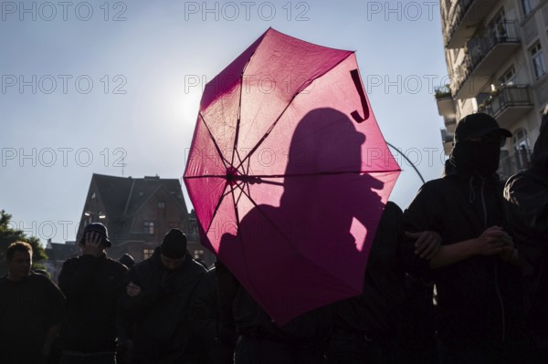 DEU Germany Germany Hamburg Protests in front of and during the 'Welcome to hell' demonstration in the run-up to the G20 summit