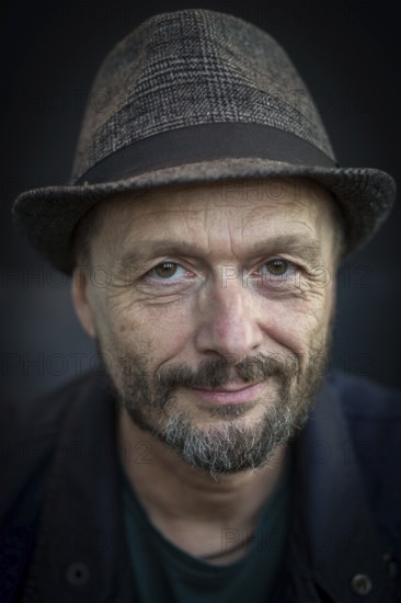 DEU Germany Germany Berlin The illustrator and author Ralf König during a portrait session