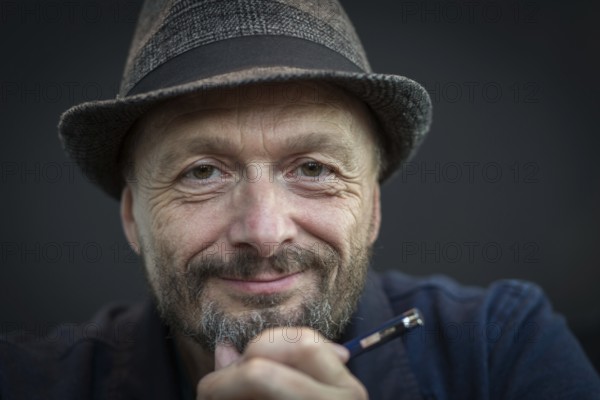 DEU Germany Germany Berlin The illustrator and author Ralf König during a portrait session