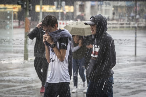 DEU Germany Germany Berlin Scene of the storm not far from Breidtscheidtplatz