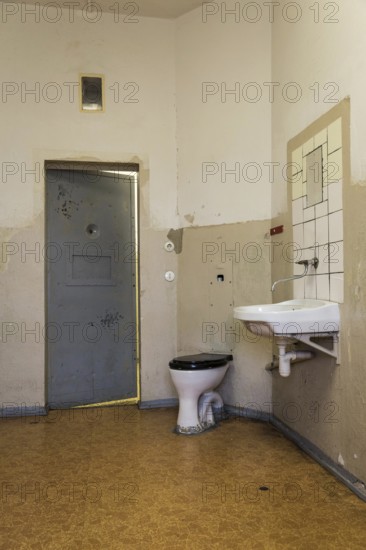 DEU Germany Germany Berlin Open Day at the Hohenschönhausen Memorial, the former State Security prison.cellview
