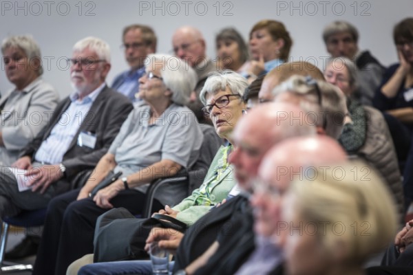DEU Germany Germany Berlin Book presentation at the SPD Cultural Forum by Munich's former Lord Mayor Christian Ude with the title ' The Alternative or Power at Last Politics' . Audience in the Willy Brandt House