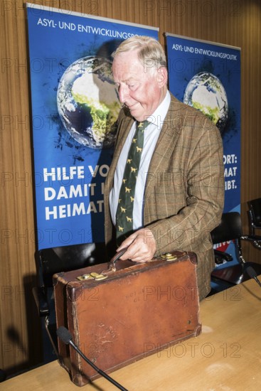 DEU Germany Germany Berlin AFD lead candidate Alexander Gauland during a press conference on asylum and development policy