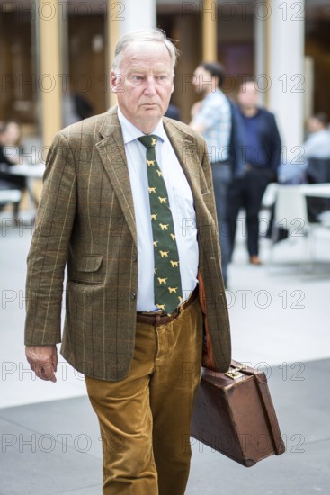 DEU Germany Germany Berlin AFD lead candidate Alexander Gauland after a press conference on asylum and development policy