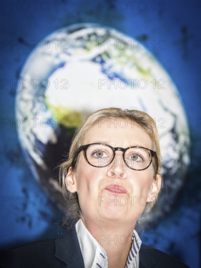 DEU Germany Germany Berlin AFD lead candidate Alice Weidel during a press conference on asylum and development policy