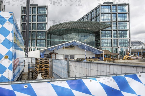 DEU Germany Germany Berlin Tent for the Oktoberfest at the main railway station