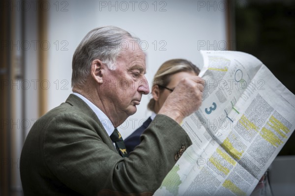 DEU Germany Germany Berlin AFD press conference on environmental policy with Alexander Gauland and Alice Weidel
