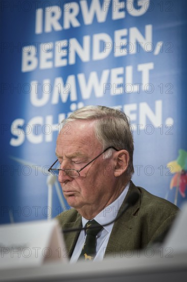 DEU Germany Germany Berlin AFD press conference on environmental policy with Alexander Gauland and Alice Weidel