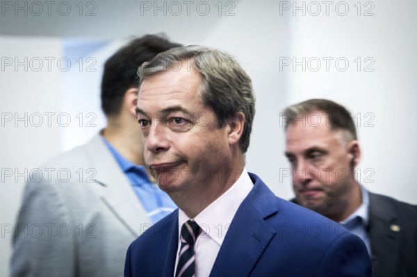 DEU Germany Germany Berlin Election event of the Alternative for Germany AFD with Beatrix von Storch with the British founder of the UKIP party Nigel Farage