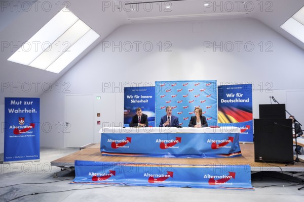 DEU Germany Germany Berlin Election event of the Alternative for Germany AFD with Beatrix von Storch with the British founder of the UKIP party Nigel Farage