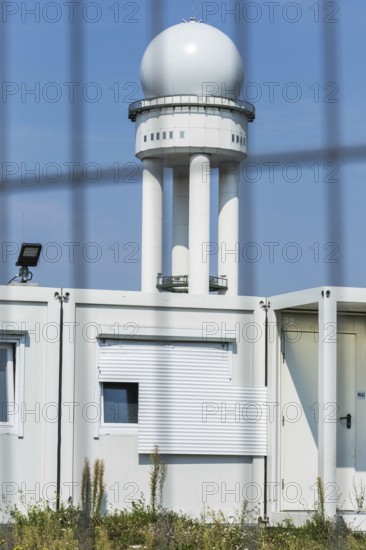 DEU Germany Germany Berlin The abandoned site of the Tempohome, a temporary container settlement, on Tempelhofer Feld