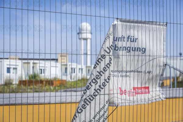 DEU Germany Germany Berlin The abandoned site of the Tempohome, a temporary container settlement, on Tempelhofer Feld