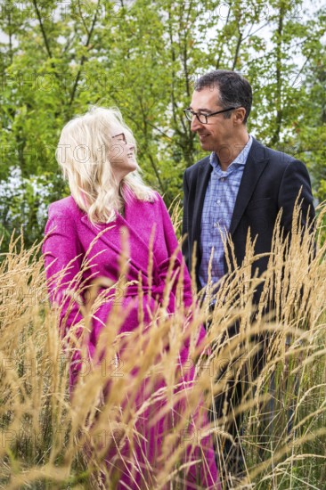 DEU Germany Germany Berlin Kirsten Kappert-Gonther and Cem Özdemir are running for the leadership of the Greens parliamentary group as dual leaders
