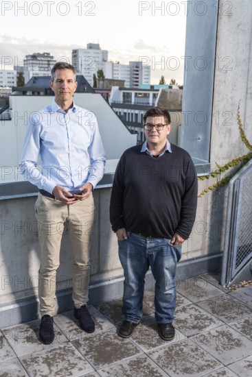 DEU Germany Germany Berlin Interview between the European head of the property group Akelius, Ralf Spann, and HU lecturer Andrej Holm in the Taz newspaper