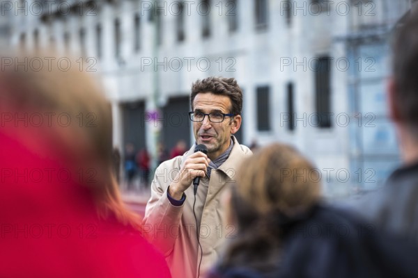 DEU Germany Germany Berlin Around 25 participants organise the second rally of the tuesdaysfortaxes movement in front of the Ministry of Finance on Tuesday