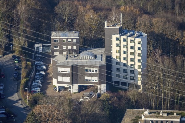 Aerial photo, Ambulanticum Herdecke, Herdecke, Ruhr area, North Rhine-Westphalia, Germany, DE, Europe, birds-eyes view, aerial photograph, aerial photography, aerial photography, overview, overview, bird's eye view