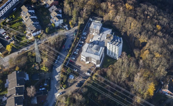 Aerial photo, Ambulanticum Herdecke, Herdecke, Ruhr area, North Rhine-Westphalia, Germany, DE, Europe, birds-eyes view, aerial photograph, aerial photography, aerial photography, overview, overview, bird's eye view