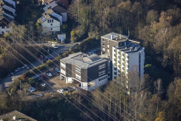 Aerial photo, Ambulanticum Herdecke, Herdecke, Ruhr area, North Rhine-Westphalia, Germany, DE, Europe, birds-eyes view, aerial photograph, aerial photography, aerial photography, overview, overview, bird's eye view