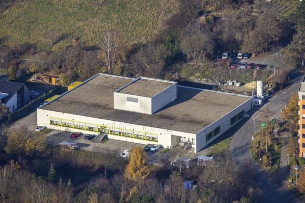 Aerial photography, Rebional Catering, Westende, Herdecke, Ruhr area, North Rhine-Westphalia, Germany, DE, Europe, birds-eyes, view, aerial photography, aerial photography, overview, overview, bird's eye view, catering
