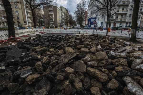 DEU Germany Germany Berlin Construction site on Regensburger Strasse