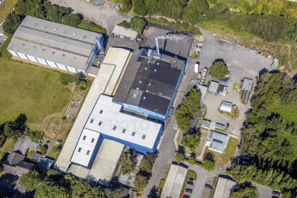 Aerial photo, SUEZ Remediation GmbH, Südstraße 41, Herne, Ruhr area, North Rhine-Westphalia, Germany, DE, Europe, aerial photo, aerial photography, aerial photography, Rhine-Ruhr metropolitan region, overview, bird's-eye view, bird's-eye view, overview, thermal treatment plant