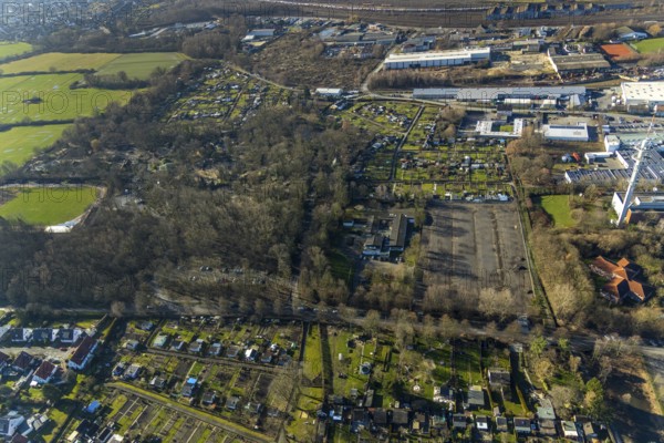 Aerial view, animal park Hamm, climbing park Hamm, new car park at the animal park Hamm, Hamm, Ruhr area, North Rhine-Westphalia, Germany, DE, Europe, Grünstraße, children's farm, aerial view, aerial photography, aerial photography, organisation, municipal animal shelter Hamm, animal shelter, Tiertafel Hamm e.V., overview, association, bird's-eye view, forest area, zoo, birds-eyes view, overview