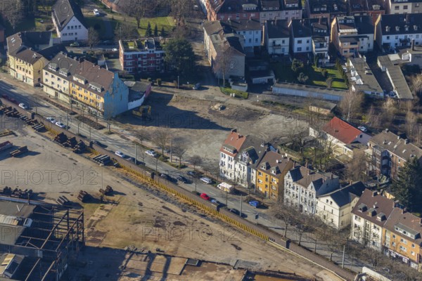 Aerial view, Wilhelmstraße, Hamm, Ruhr area, North Rhine-Westphalia, Germany, DE, Europe, property tax, real estate, Kreisauer Kreis accommodation, aerial view, aerial photography, aerial photography, overview, bird's-eye view, residential complex, living and life, residential area, residential buildings, birds-eyes view, overview