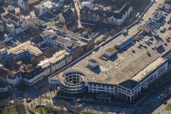 Aerial view, Allee-Center, Hamm, Ruhr area, North Rhine-Westphalia, Germany, DE, shopping markets, shopping centre, Europe, aerial view, aerial photography, aerial photography, local shopping centre, Richard-Matthäi, overview, bird's-eye view, overview