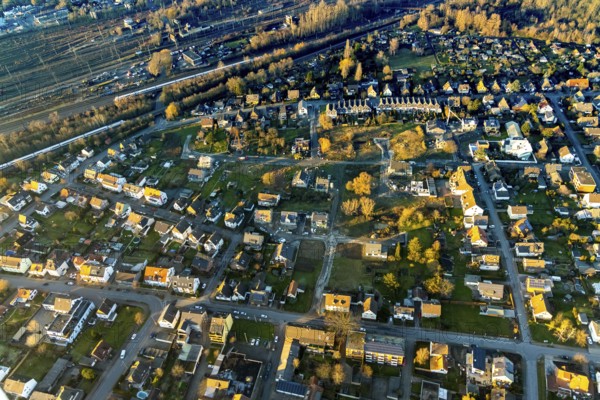 Aerial view, new development area Lohauserholz, Markusstraße, Danielstraße, Peterstraße, Hamm, Ruhr area, North Rhine-Westphalia, Germany, DE, Europe, birds-eyes view, aerial view, aerial photography, aerial photography, overview, bird's eye view