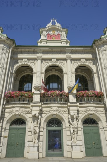 Latvian National Theatre, Old Town, Riga, Latvia