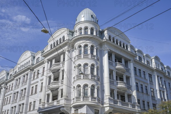 Museum of Latvian Occupation, the corner house, former KGB headquarters, Brivibas iela 61, old town, Riga, Latvia