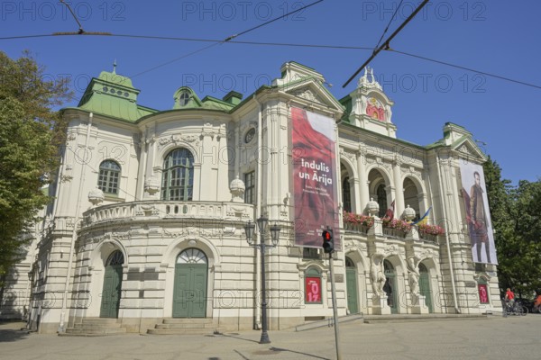 Latvian National Theatre, Old Town, Riga, Latvia